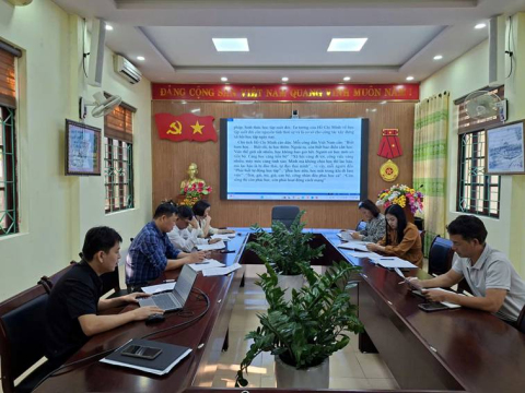 Sinh hoạt chuyên đề Quý I năm 2026: “Học tập và làm theo tư tưởng,  đạo đức, phong cách Hồ Chí Minh; nâng cao kỷ cương, kỷ luật,  trách nhiệm, hiệu quả trong thực hiện nhiệm vụ của cán bộ, đảng viên”
