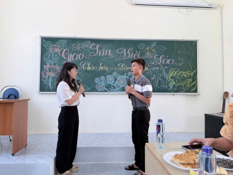 Hoạt động ngoại khóa giao lưu tiếng Lào - tiếng Việt năm 2026