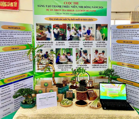 Trung tâm GDNN-GDTX 1 đạt Giải B Cuộc thi Sáng tạo Thanh thiếu niên, nhi đồng phường Điện Biên Phủ năm 2026