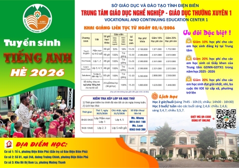 Tiếng Anh mầm non, phổ thông